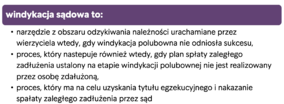 windykacja sądowa