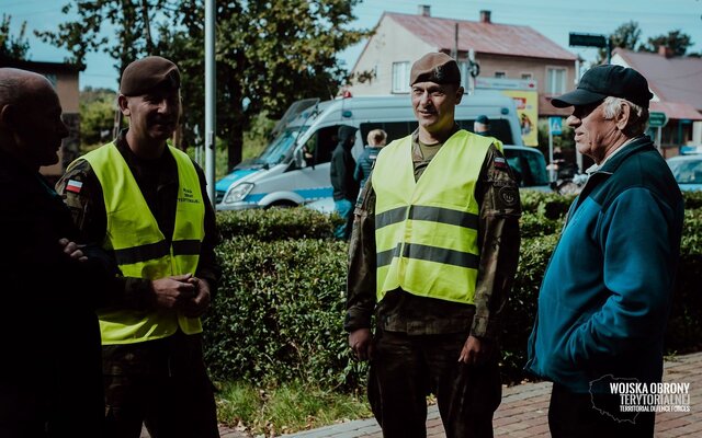 Żołnierze WOT w Krynka na Podlasiu w ramach operacji #SilneWsparcie