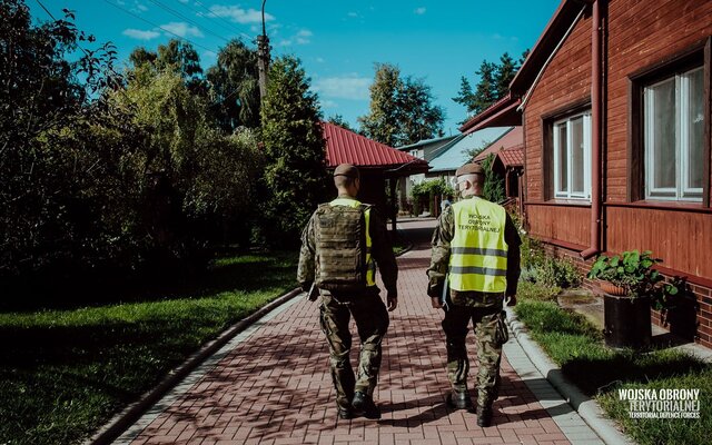 Żołnierze WOT w Krynka na Podlasiu w ramach operacji #SilneWsparcie