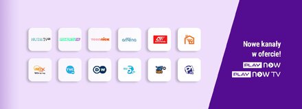 Nowe kanały dołączają do oferty PLAY NOW  i PLAY NOW TV 