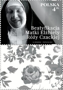 beatyfikacja Matki Elzbiety Rozy Czackiej znaczek 