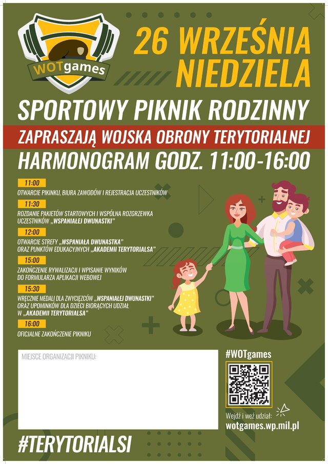 WOTgames - rodzinne pikniki na sportowo