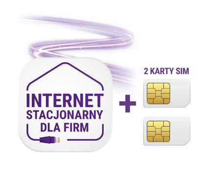 50 zł za dwie karty SIM i internet stacjonarny dla Firm (1) 