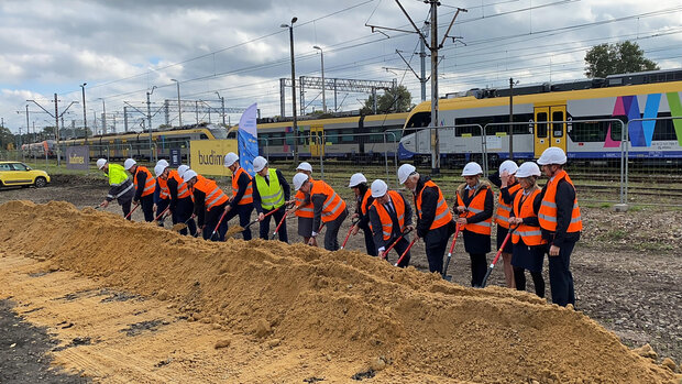 Budimex i KZN Rail rozpoczynają budowę bazy Kolei Małopolskich 3