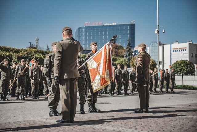 Przekazanie obowiązków dowódcy 3. Podkarpackiej Brygady OT