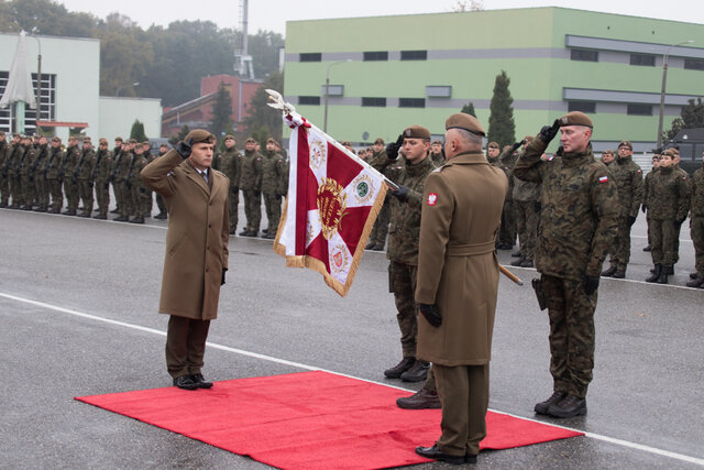 Uroczyste przekazanie obowiązków dowódcy 11 Małopolskiej Brygady OT.