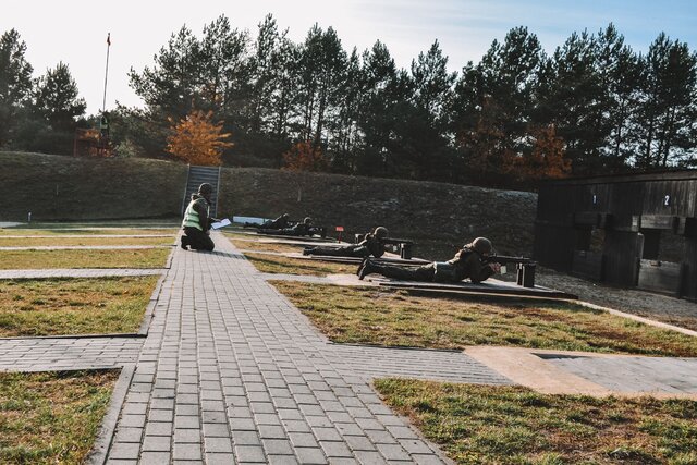 Szkolenie ochotników do służby w WOT