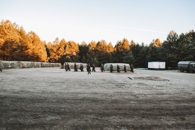 Szkolenie ochotników do służby w WOT