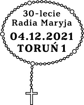 datownik 30-lecie Radia Maryja 25x30mm 