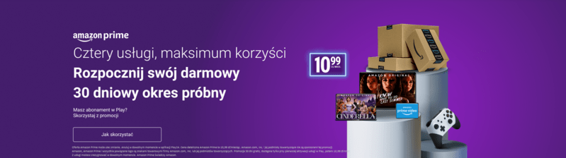 Amazon Prime dostępny w Play 