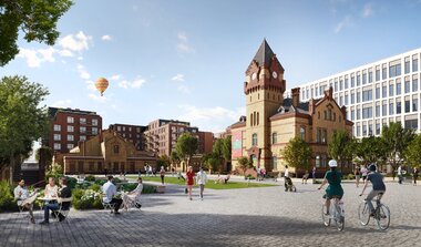 Stara Rzeznia plac gówny po rewitalizacji