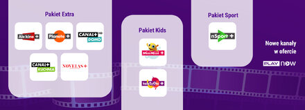 Kanały CANAL+ w telewizji PLAY NOW i PLAY NOW TV 