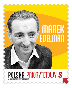 Marek Edelman - znaczek  