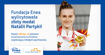 Fundacja Enea wylicytowała złoty medal paraolimpijski Natalii Partyki (1)