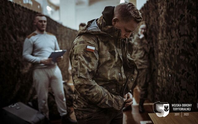 Wcielenie ochotników w 8. Kujawsko-Pomorskiej Brygadzie OT