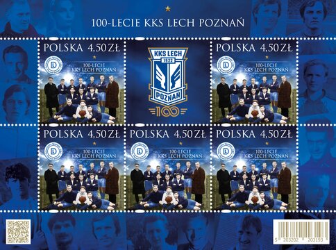 100-lecie KKS Lech Poznań arkusz 