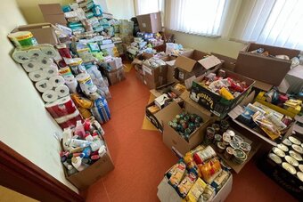 Pracownicy Grupy Enea uzbierali blisko 12 ton darów dla uchodźców (6)