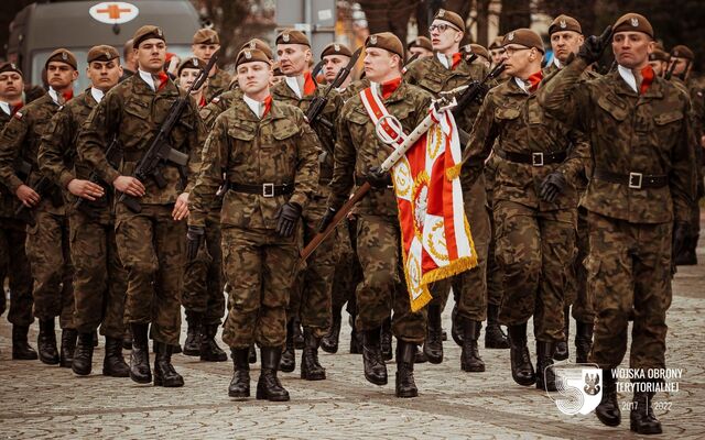 Skwierzyna. Przysięga wielkopolskich terytorialsów. 