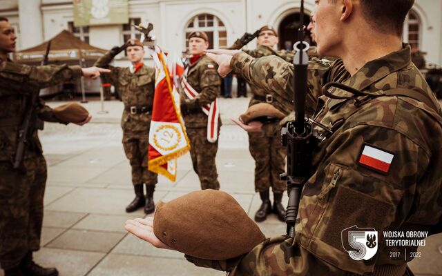 Skwierzyna. Przysięga wielkopolskich terytorialsów. 