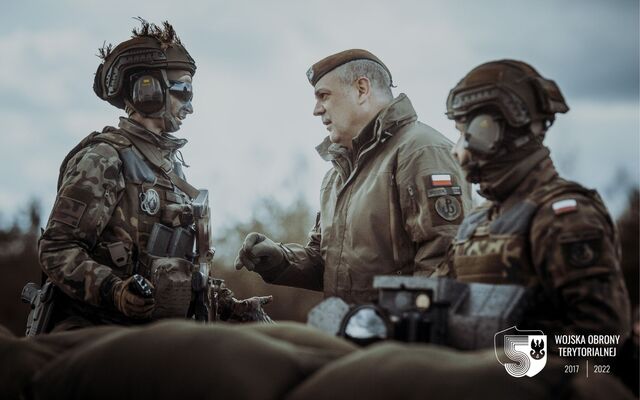 Gen  broni Wiesław Kukuła, poligon Nowa Dęba