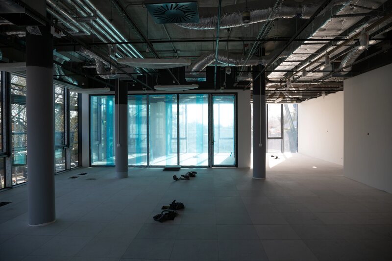 Budowa Centrum Kompetencji STOS Politechniki Gdańskiej - kwiecień 2022 r. Fot. NDI