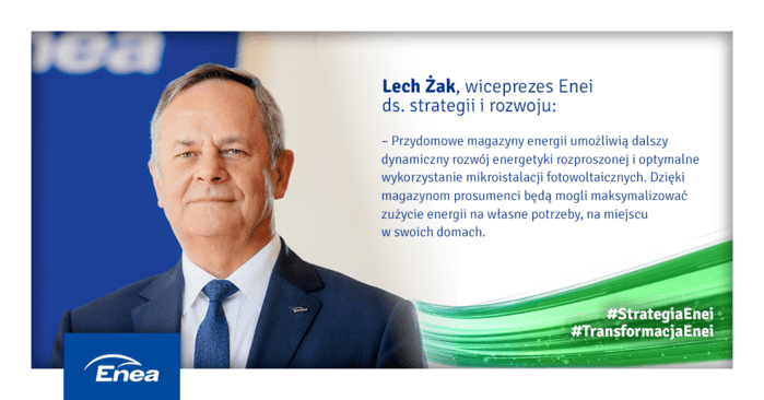 Zbudujemy prototyp domowego magazynu energii elektrycznej - Cytat - Lech Żak, wiceprezes Enei ds  st