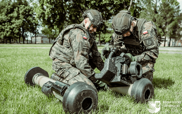 Lubelscy Terytorialsi szkolą się z obsługi wyrzutni Javelin