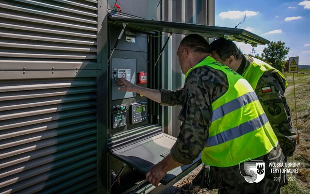 Ćwiczenie kryzysowego zasilania miejscowości w energię elektryczną.