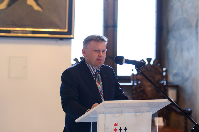 Waldemar Ossowski, dyrektor Muzeum Gdańska. 