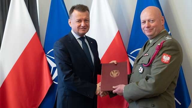 płk Daniel BŁOTKO - dowódca 20 Przemyskiej Brygady OT