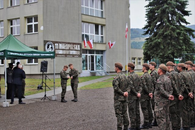 Historyczna chwila -  Wojsko wraca do Limanowej