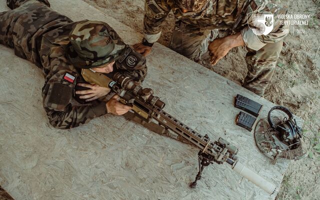 Mistrzostwo, ręka, oko – snajper armii USA szkolił żołnierzy 5MBOT 