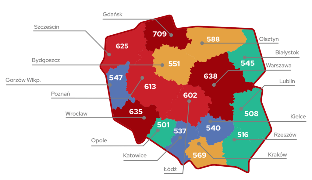 001 Mapa miasta wojewodzkie