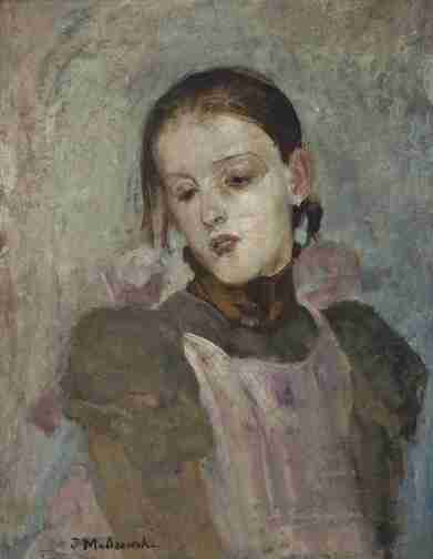 Malczewski Jacek portret córki zbiory Muzeum Śląskiego w Katowicach