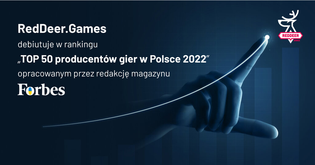 RedDeer Games debiutuje w rankingu TOP 50 producentów gier w Polsce 2022