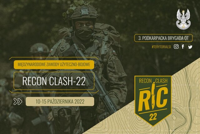 Zawody użyteczno-bojowe Recon clash-22 Wojsk Obrony Terytorialnej w Bieszczadach
