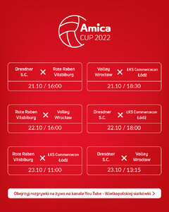 AMICA CUP 2022 HARMONOGRAM