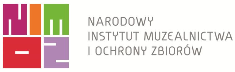 Logotyp Narodowego Instytutu Muzealnictwa i Ochrony Zbiorów. 