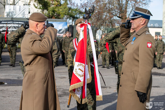 Przekazanie obowiązków dowódcy 1 Podlaskiej Brygady OT