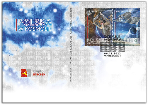 Polska w kosmosie koperta FDC 2 