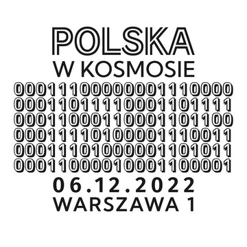 Polska w kosmosie datownik 