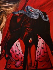 Martyna Borowiecka, Carmilla, 2022, olej na płótnie, 170x130 cm.jpg