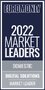 Odznaczenie za zajęcie pierwszego miejsca w kategorii Digital Solutions Market Leaders.