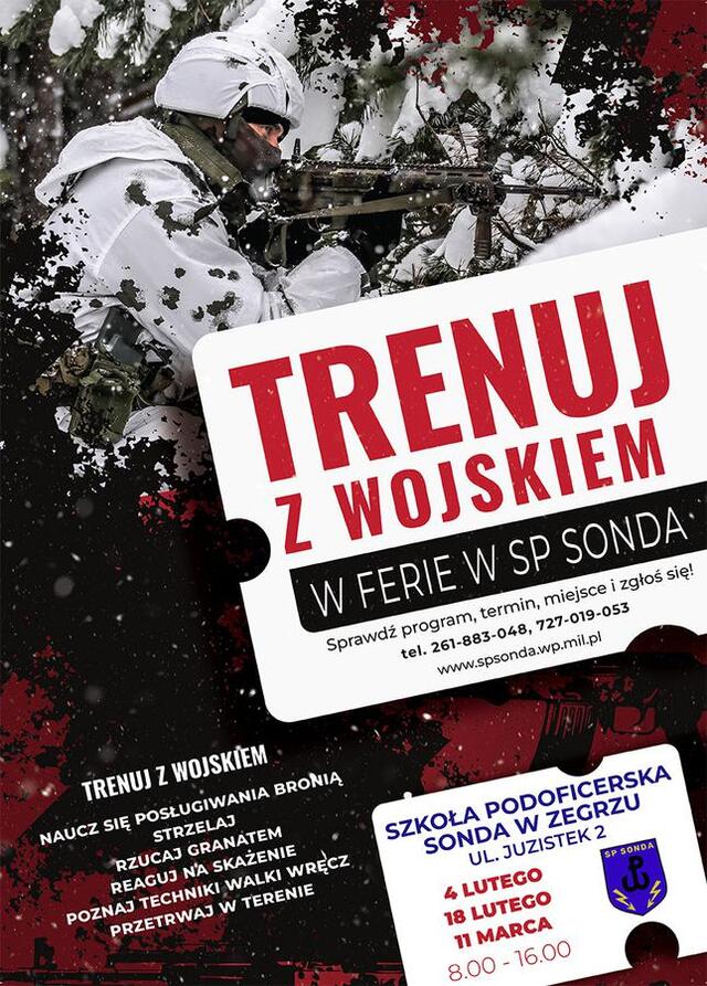 Trenuj z Wojskiem w ferie - SP SONDA