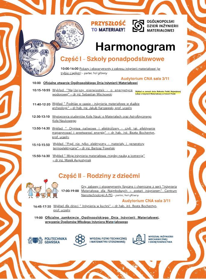 Harmonogram - Centrum Nanotechnologii A