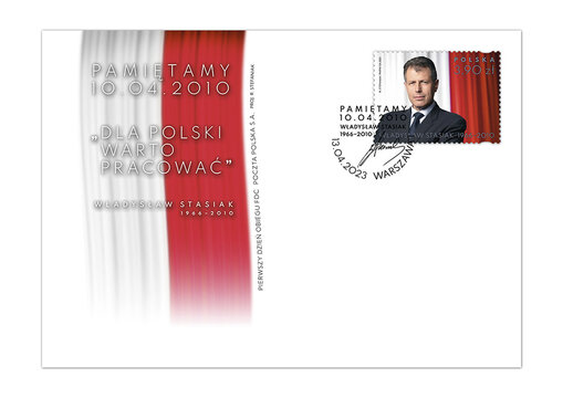 Koperta_FDC_Wladyslaw_Stasiak_Poczta_Polska 