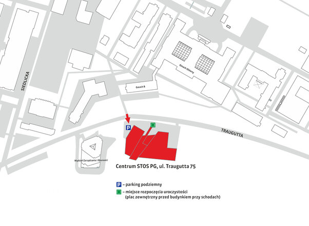 Centrum Kompetencji STOS - mapa dojazdu