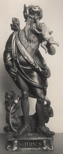 Rzeźba Saturna ok 1900 roku. 