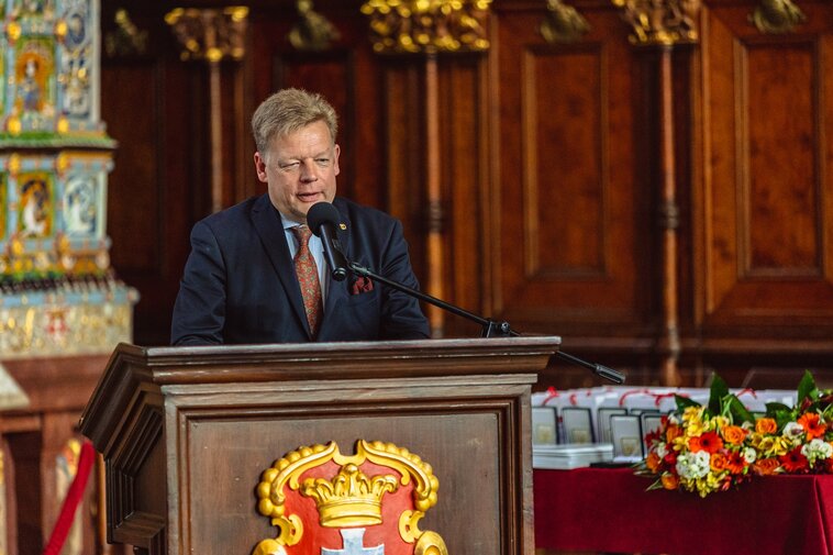 Jacek Bendykowski, prezes Fundacji Gdańskiej, fot  Dominik Paszliński, www gdansk pl