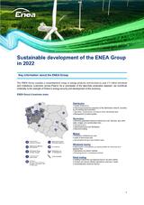 ENEA Group ESG report for 2022 - booklet